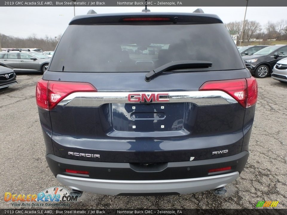 2019 GMC Acadia SLE AWD Blue Steel Metallic / Jet Black Photo #6