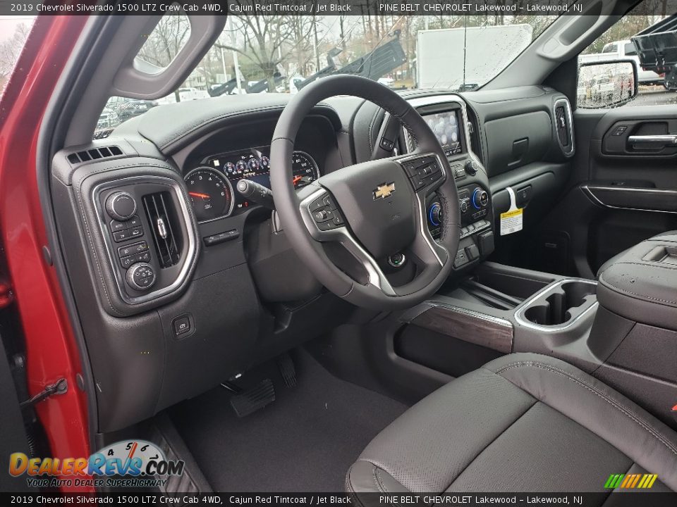 2019 Chevrolet Silverado 1500 LTZ Crew Cab 4WD Cajun Red Tintcoat / Jet Black Photo #7