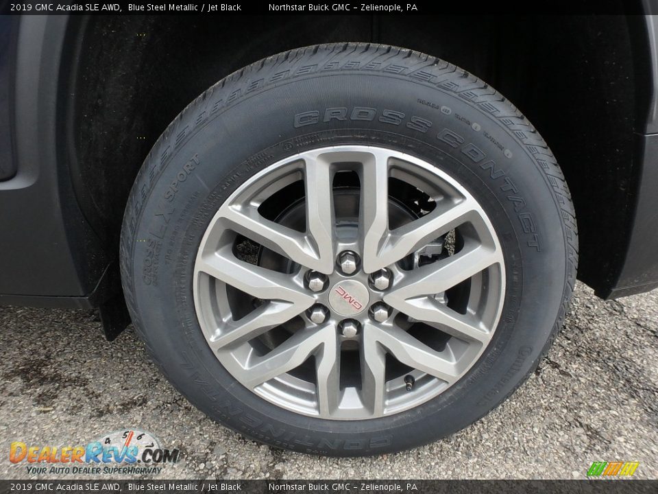 2019 GMC Acadia SLE AWD Blue Steel Metallic / Jet Black Photo #10