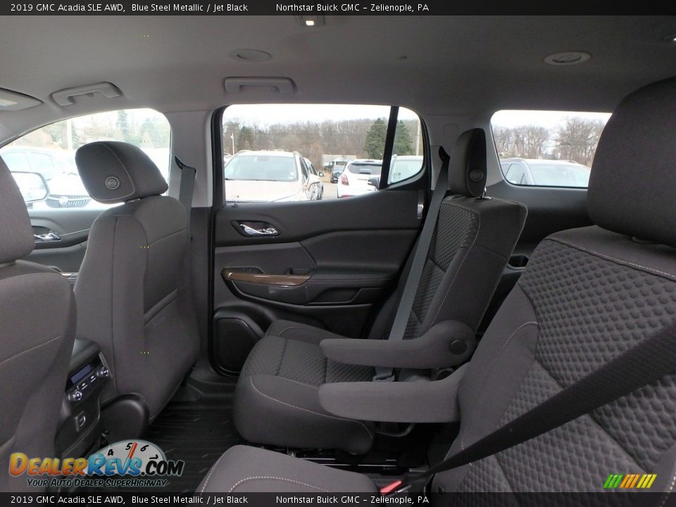 2019 GMC Acadia SLE AWD Blue Steel Metallic / Jet Black Photo #12