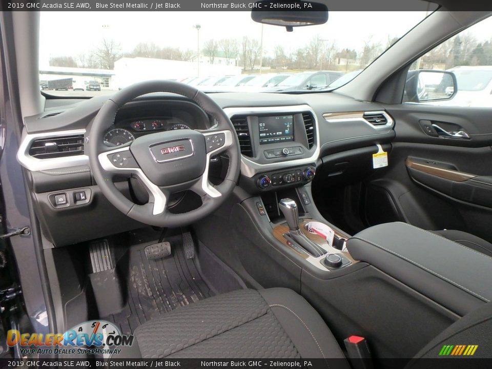 2019 GMC Acadia SLE AWD Blue Steel Metallic / Jet Black Photo #14