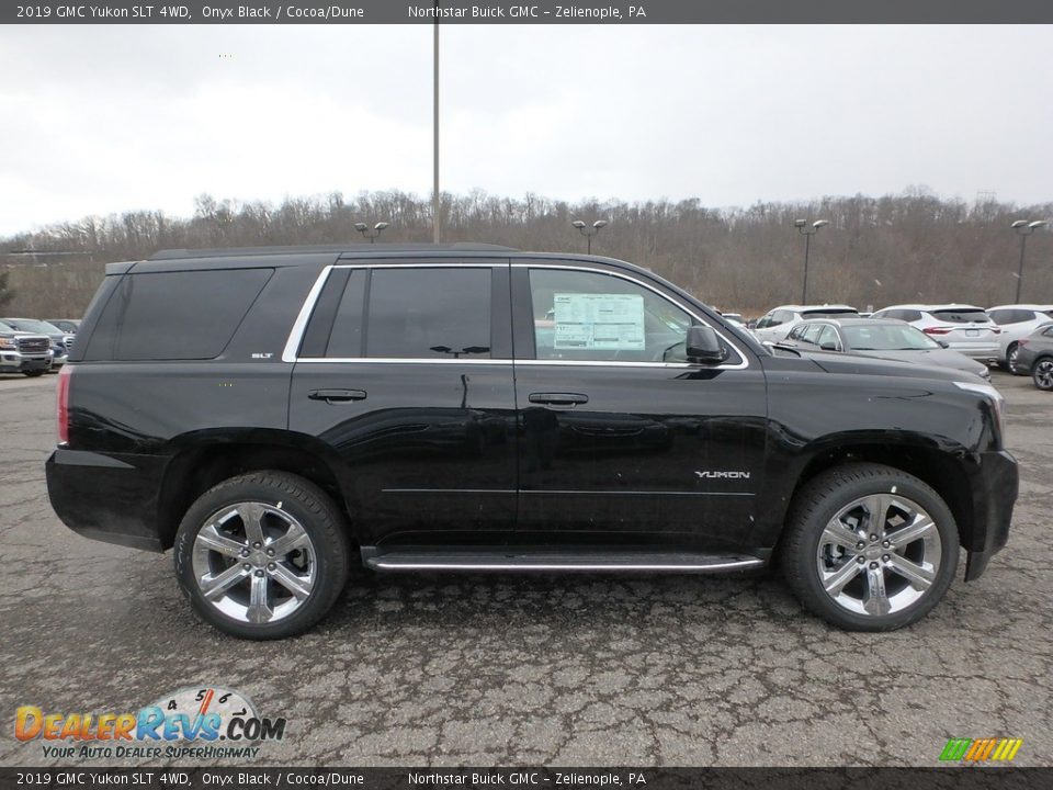 Onyx Black 2019 GMC Yukon SLT 4WD Photo #4