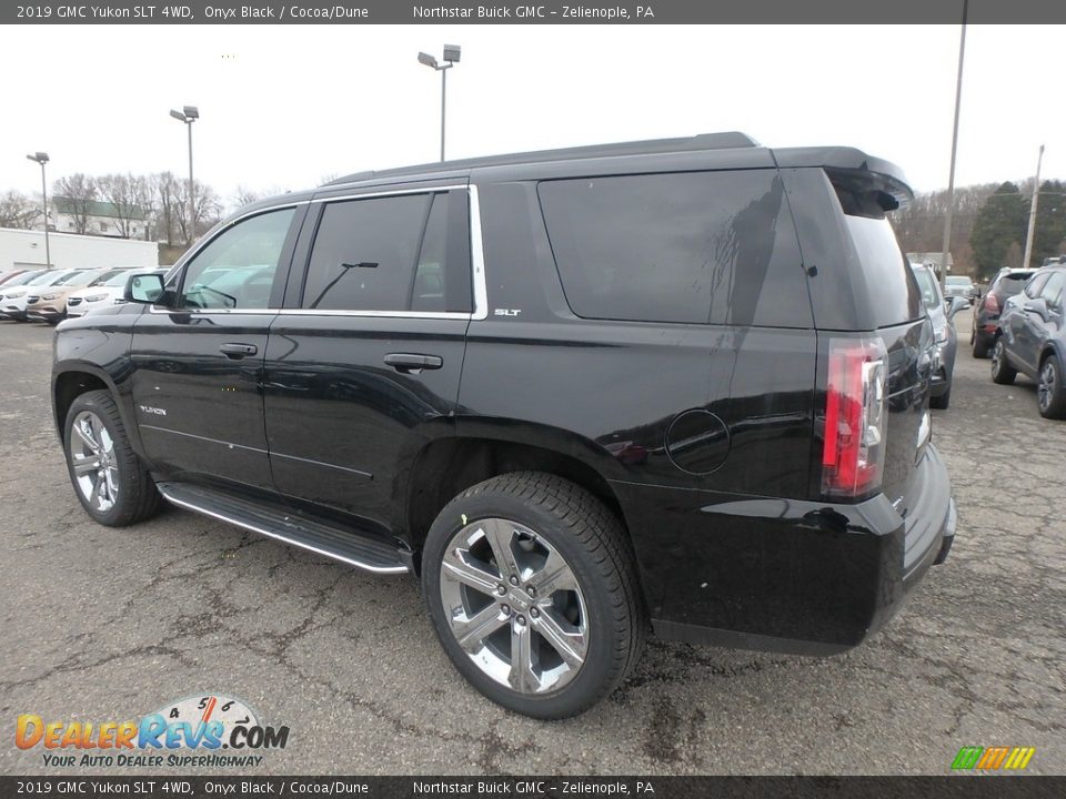 2019 GMC Yukon SLT 4WD Onyx Black / Cocoa/Dune Photo #8