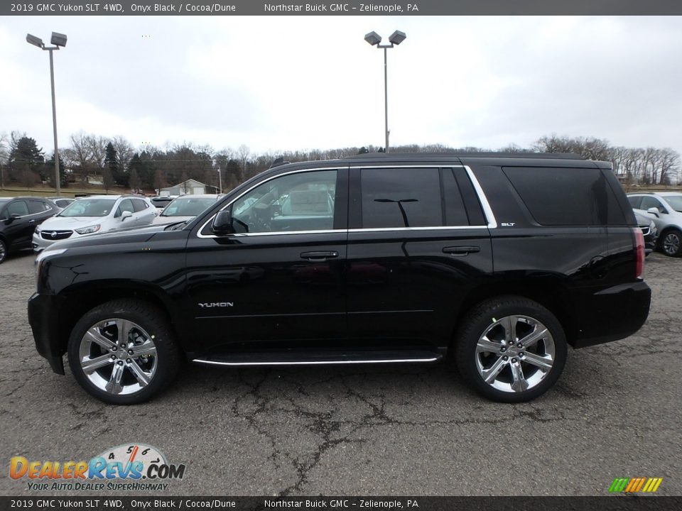 2019 GMC Yukon SLT 4WD Onyx Black / Cocoa/Dune Photo #9