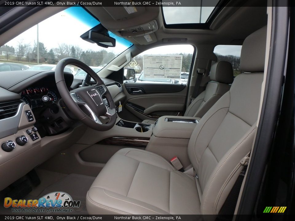 2019 GMC Yukon SLT 4WD Onyx Black / Cocoa/Dune Photo #11