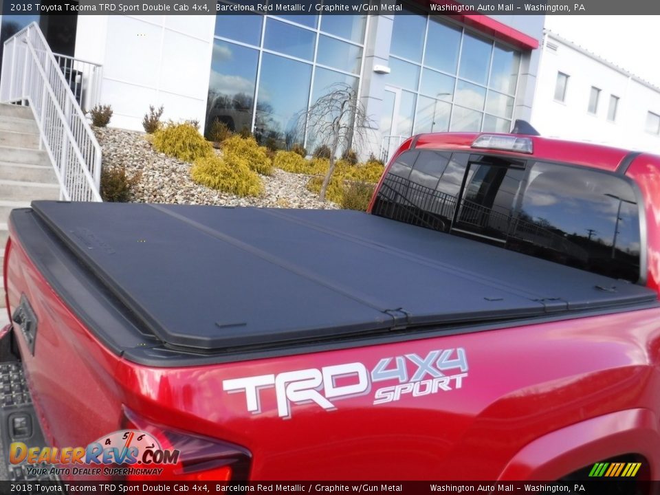 2018 Toyota Tacoma TRD Sport Double Cab 4x4 Barcelona Red Metallic / Graphite w/Gun Metal Photo #4