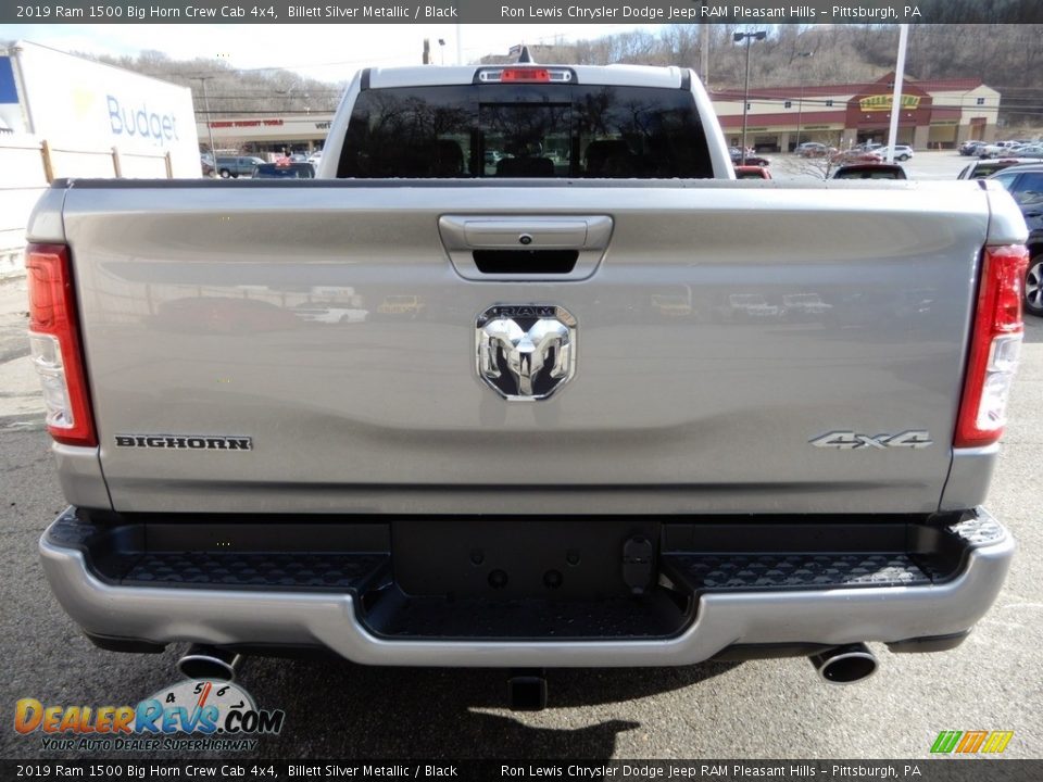 2019 Ram 1500 Big Horn Crew Cab 4x4 Billett Silver Metallic / Black Photo #4