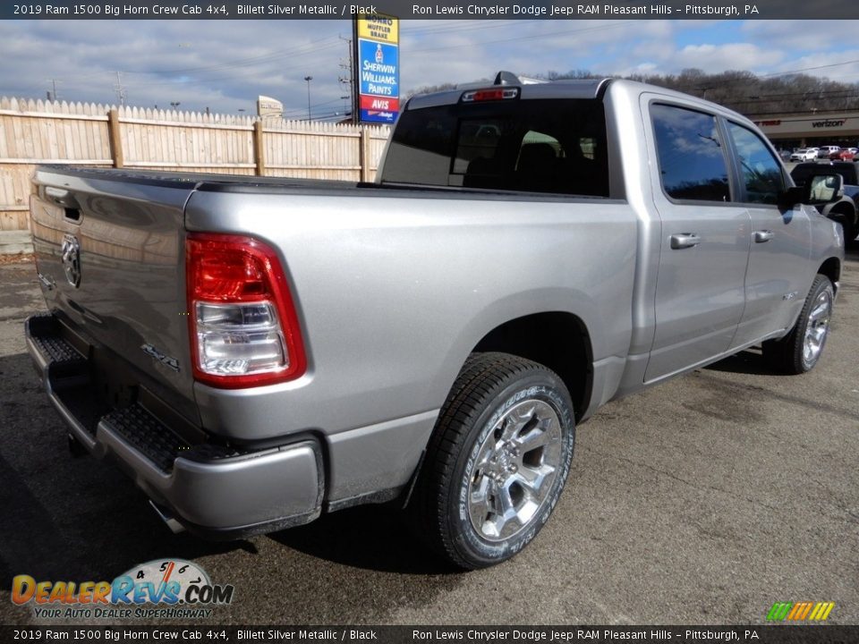 2019 Ram 1500 Big Horn Crew Cab 4x4 Billett Silver Metallic / Black Photo #5