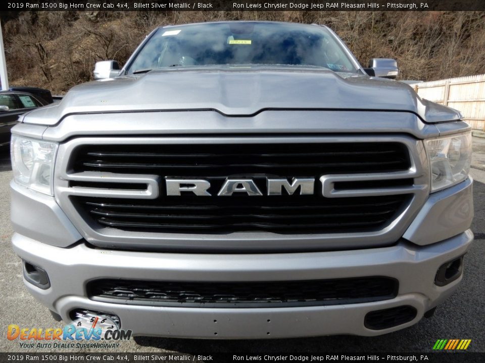 2019 Ram 1500 Big Horn Crew Cab 4x4 Billett Silver Metallic / Black Photo #8