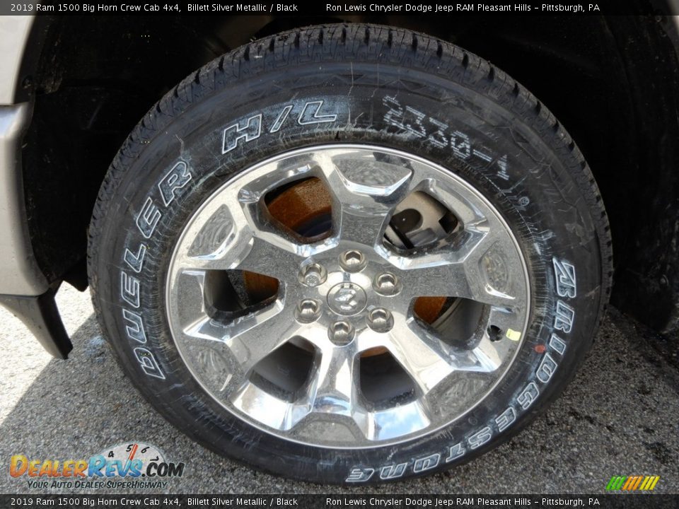 2019 Ram 1500 Big Horn Crew Cab 4x4 Billett Silver Metallic / Black Photo #9