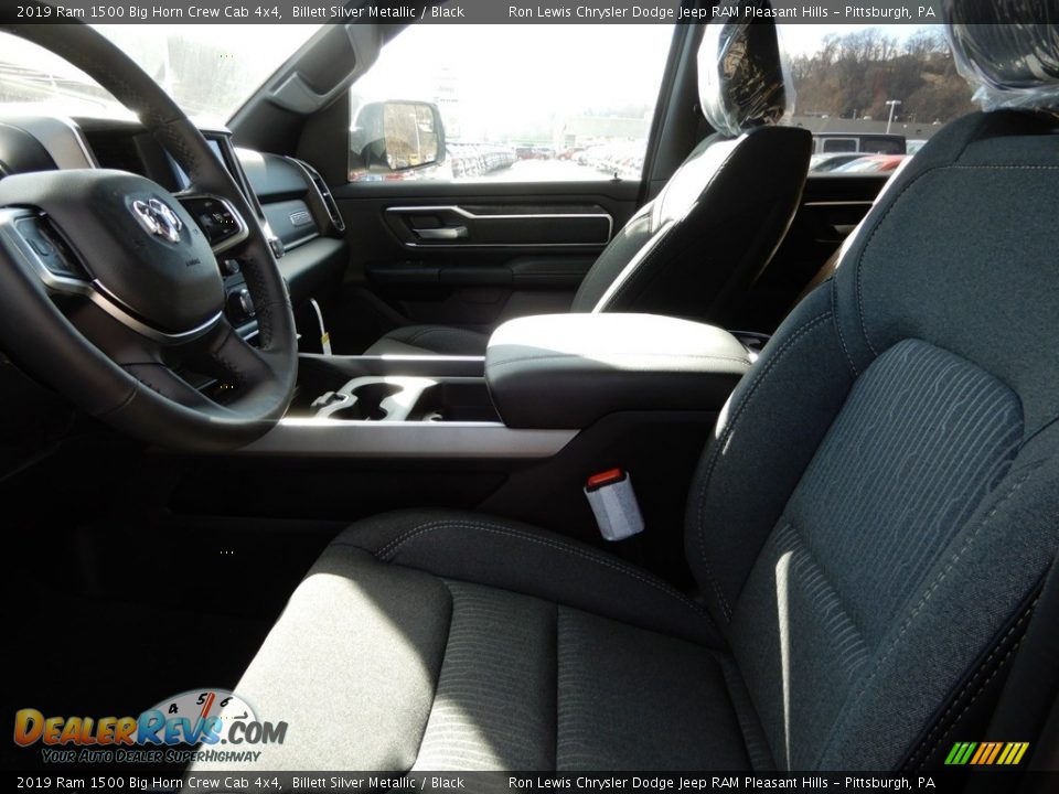 2019 Ram 1500 Big Horn Crew Cab 4x4 Billett Silver Metallic / Black Photo #10