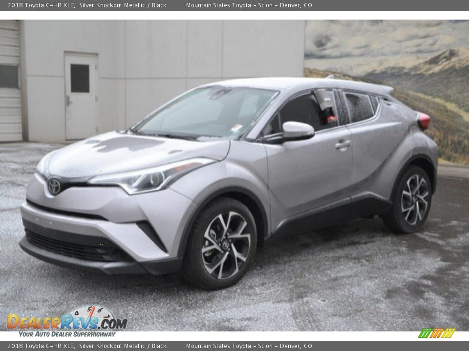 2018 Toyota C-HR XLE Silver Knockout Metallic / Black Photo #2