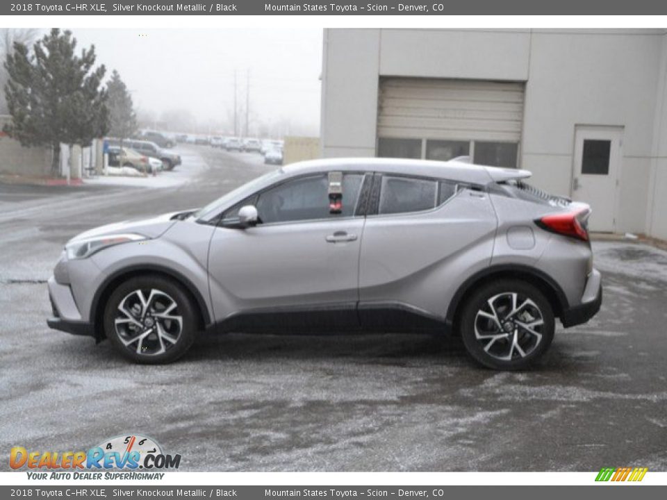 2018 Toyota C-HR XLE Silver Knockout Metallic / Black Photo #3