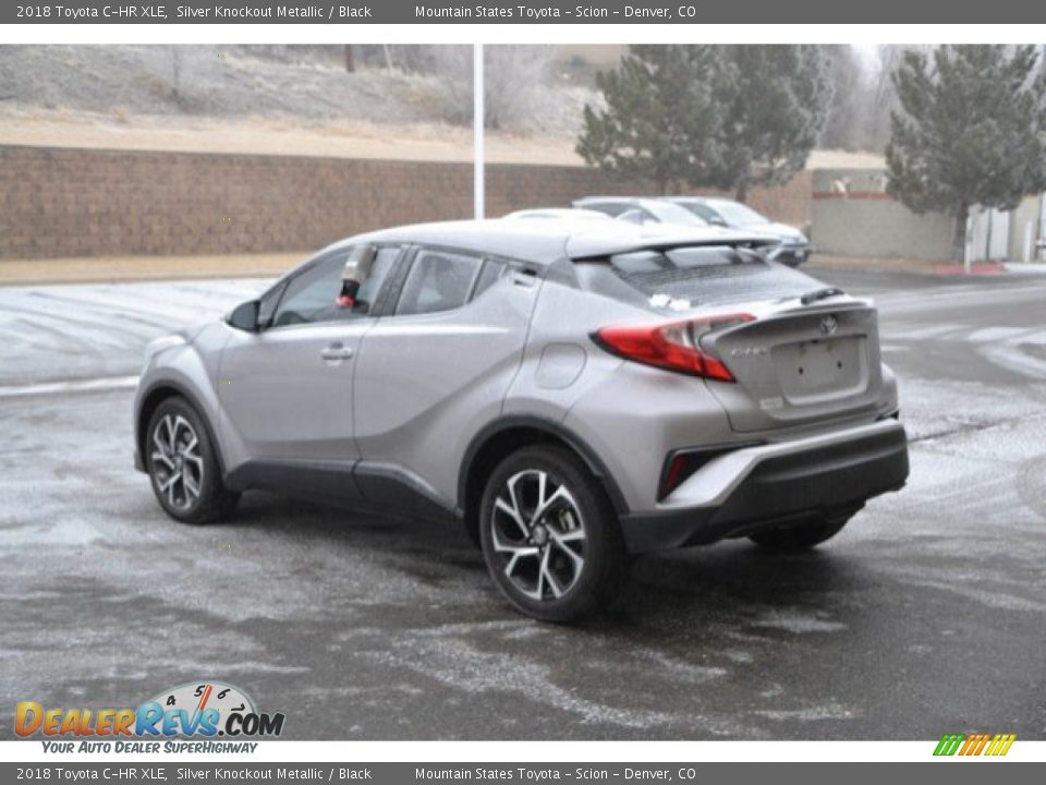 2018 Toyota C-HR XLE Silver Knockout Metallic / Black Photo #4