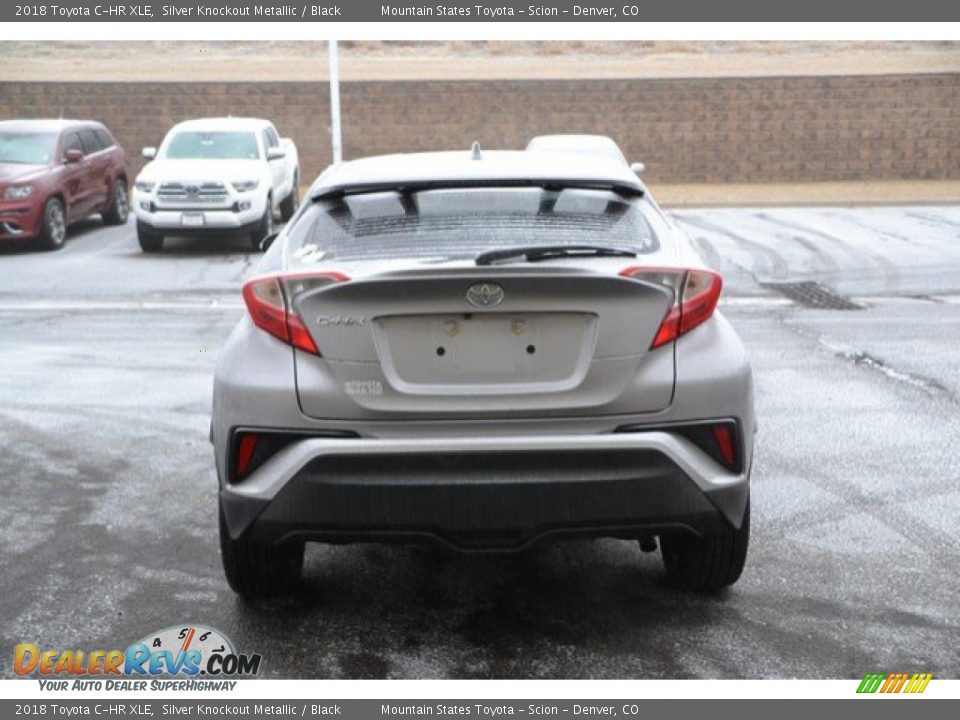 2018 Toyota C-HR XLE Silver Knockout Metallic / Black Photo #5