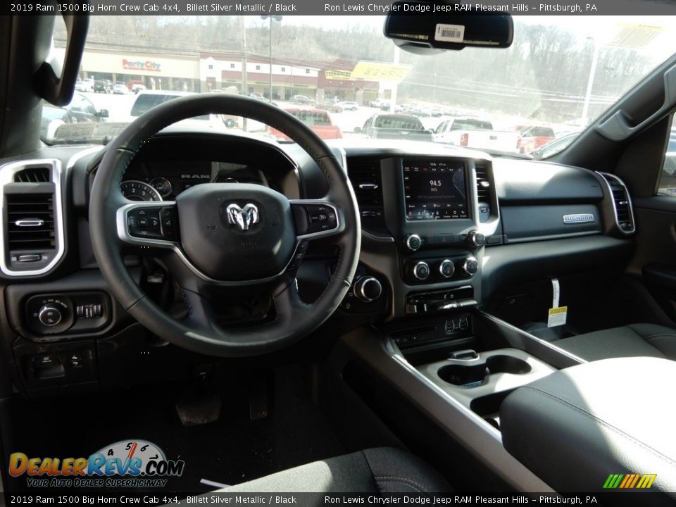 2019 Ram 1500 Big Horn Crew Cab 4x4 Billett Silver Metallic / Black Photo #13