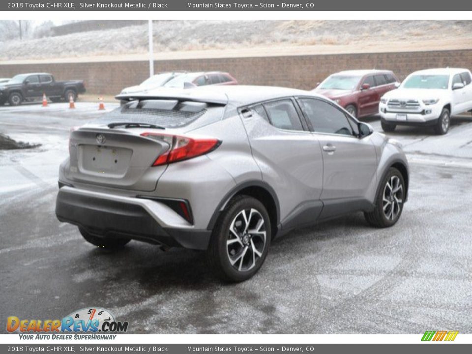 2018 Toyota C-HR XLE Silver Knockout Metallic / Black Photo #6