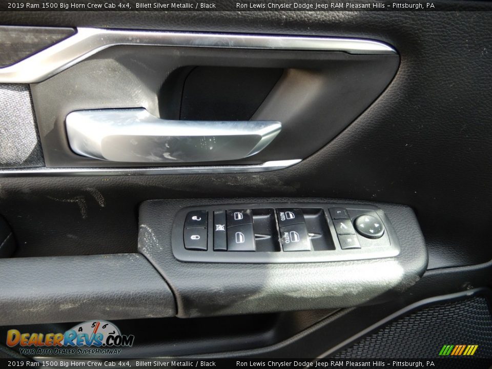 2019 Ram 1500 Big Horn Crew Cab 4x4 Billett Silver Metallic / Black Photo #14