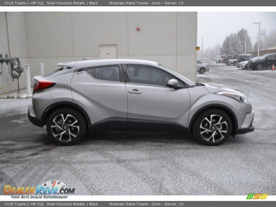 2018 Toyota C-HR XLE Silver Knockout Metallic / Black Photo #7