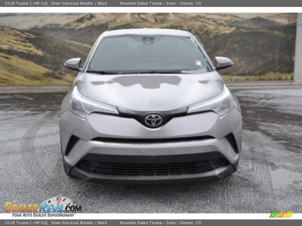 2018 Toyota C-HR XLE Silver Knockout Metallic / Black Photo #8