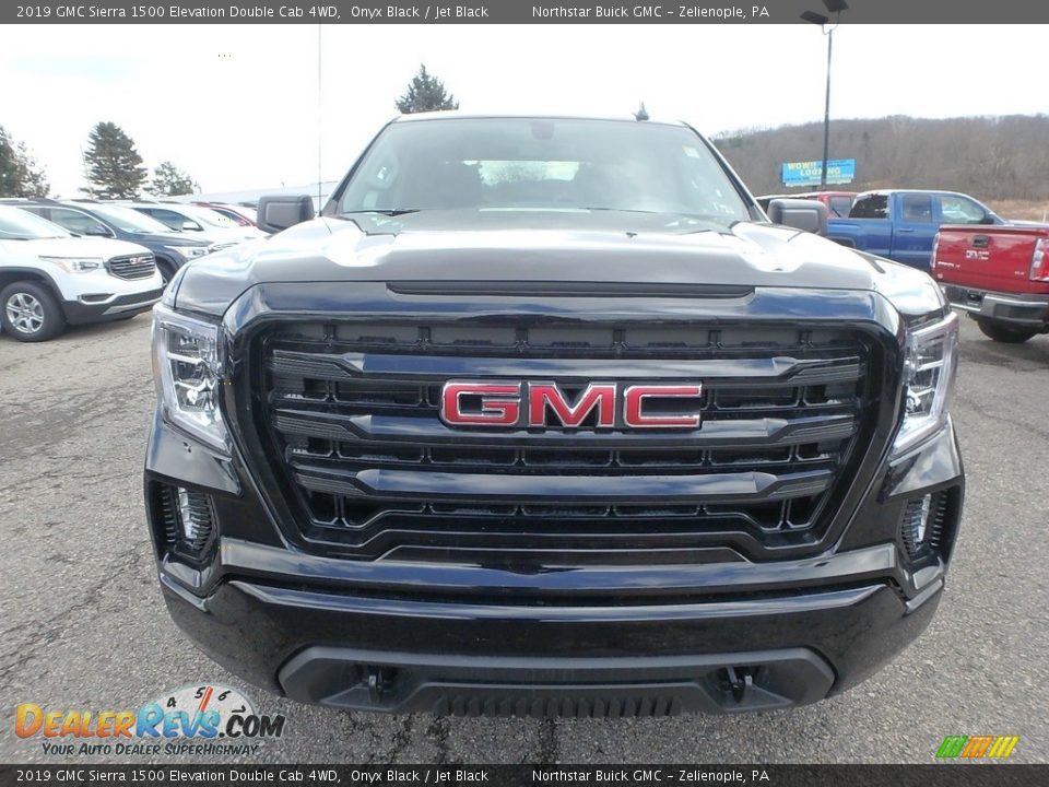 2019 GMC Sierra 1500 Elevation Double Cab 4WD Onyx Black / Jet Black Photo #2