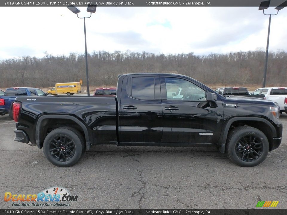 Onyx Black 2019 GMC Sierra 1500 Elevation Double Cab 4WD Photo #4