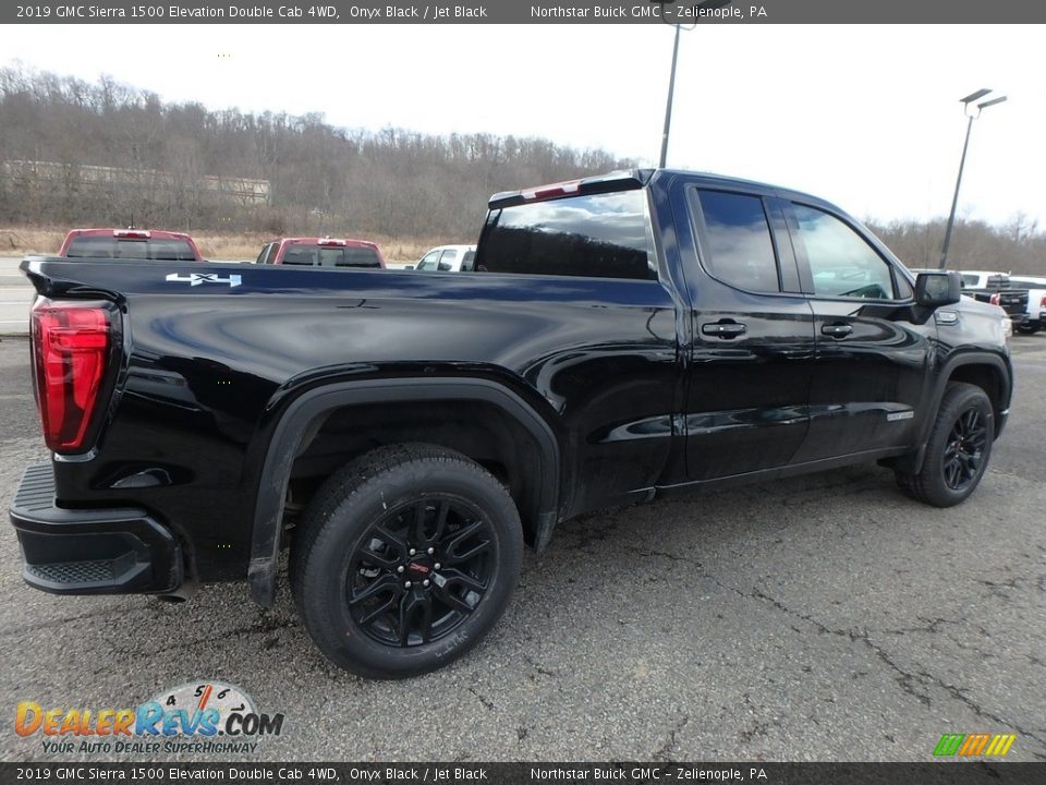 2019 GMC Sierra 1500 Elevation Double Cab 4WD Onyx Black / Jet Black Photo #5