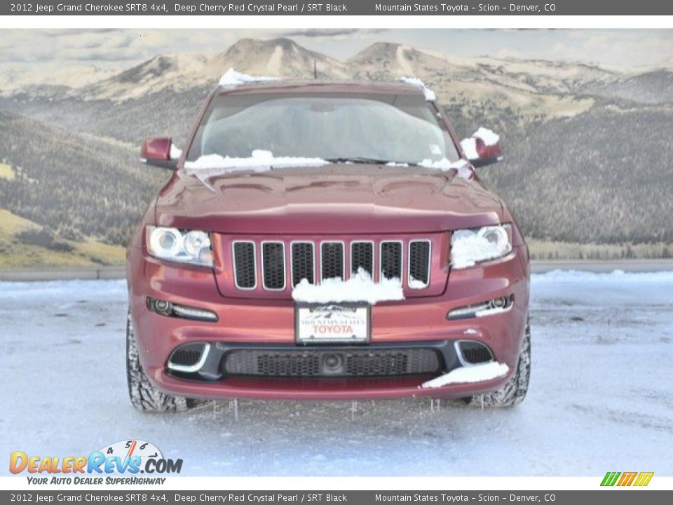 2012 Jeep Grand Cherokee SRT8 4x4 Deep Cherry Red Crystal Pearl / SRT Black Photo #4