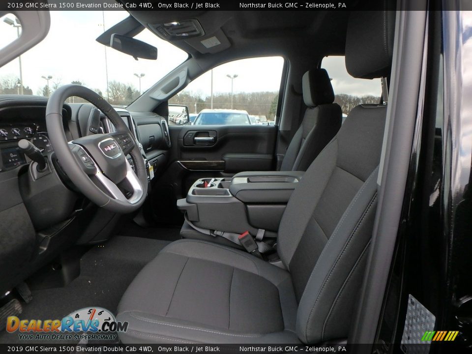 2019 GMC Sierra 1500 Elevation Double Cab 4WD Onyx Black / Jet Black Photo #10