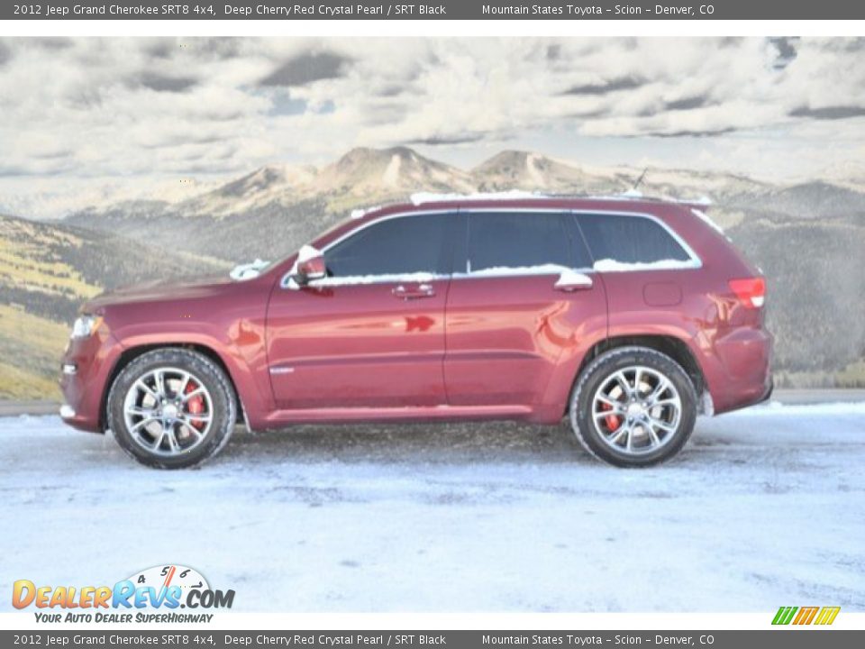 2012 Jeep Grand Cherokee SRT8 4x4 Deep Cherry Red Crystal Pearl / SRT Black Photo #6