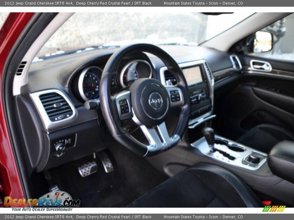 2012 Jeep Grand Cherokee SRT8 4x4 Deep Cherry Red Crystal Pearl / SRT Black Photo #9