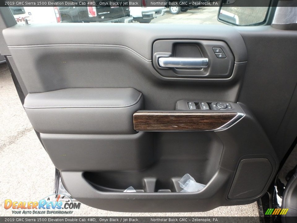 2019 GMC Sierra 1500 Elevation Double Cab 4WD Onyx Black / Jet Black Photo #13