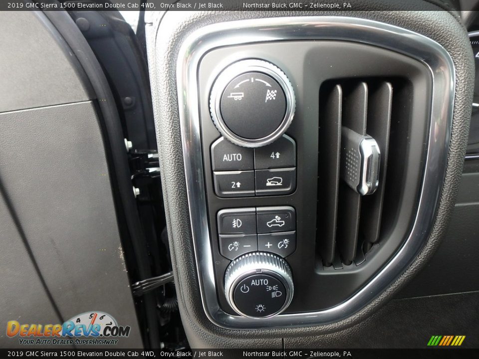 2019 GMC Sierra 1500 Elevation Double Cab 4WD Onyx Black / Jet Black Photo #14