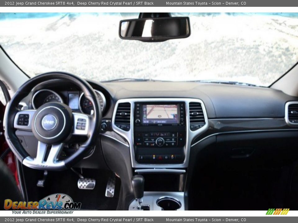 2012 Jeep Grand Cherokee SRT8 4x4 Deep Cherry Red Crystal Pearl / SRT Black Photo #13