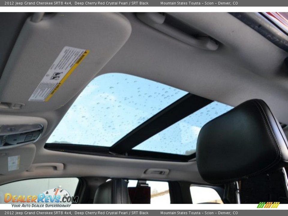 2012 Jeep Grand Cherokee SRT8 4x4 Deep Cherry Red Crystal Pearl / SRT Black Photo #14