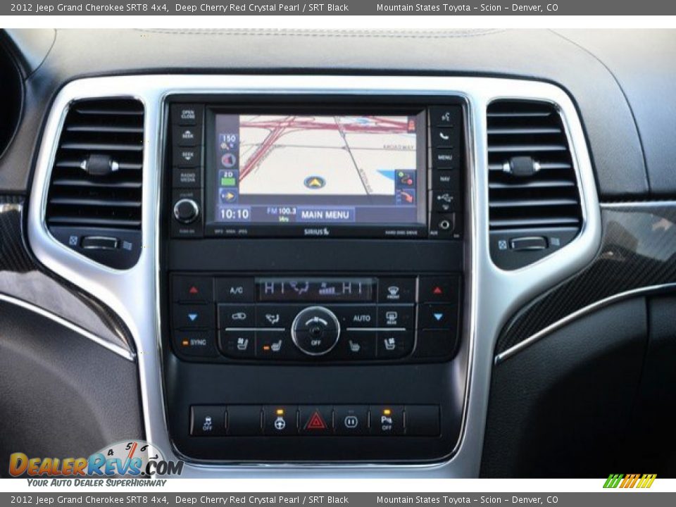 2012 Jeep Grand Cherokee SRT8 4x4 Deep Cherry Red Crystal Pearl / SRT Black Photo #16
