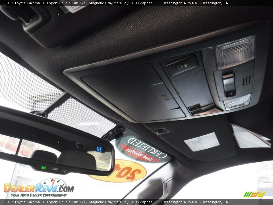 2017 Toyota Tacoma TRD Sport Double Cab 4x4 Magnetic Gray Metallic / TRD Graphite Photo #28