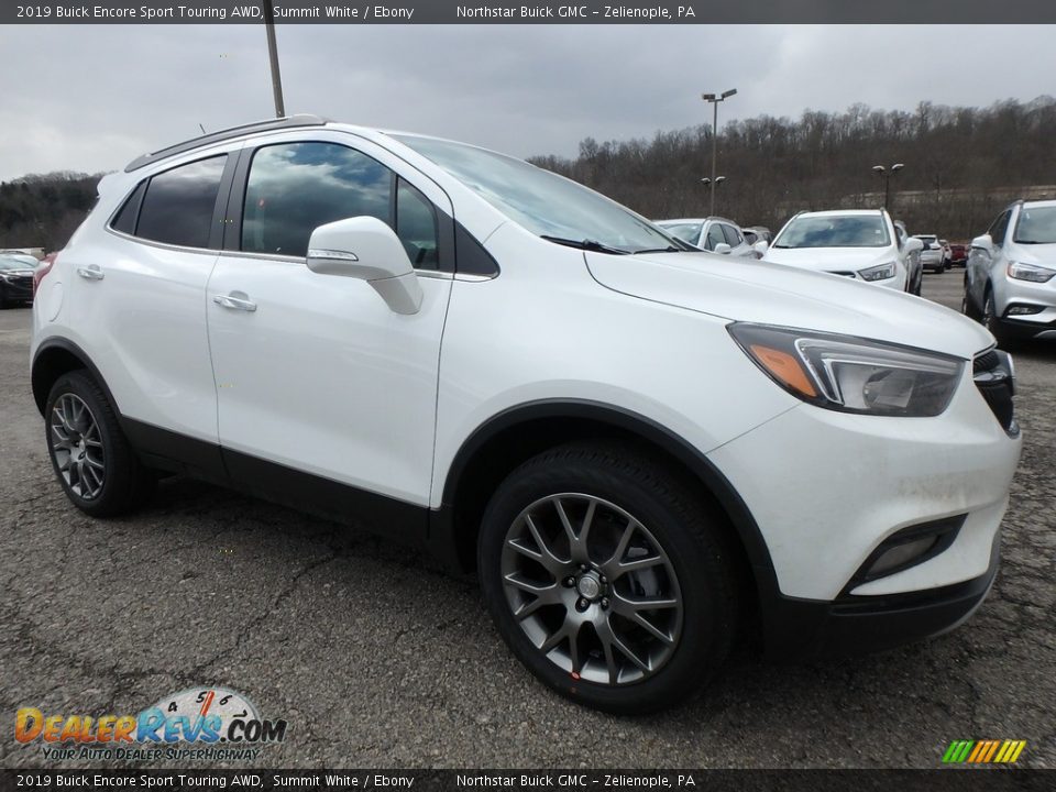 2019 Buick Encore Sport Touring AWD Summit White / Ebony Photo #3