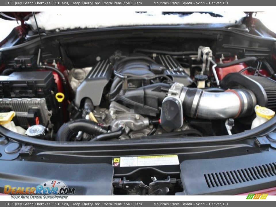 2012 Jeep Grand Cherokee SRT8 4x4 Deep Cherry Red Crystal Pearl / SRT Black Photo #28