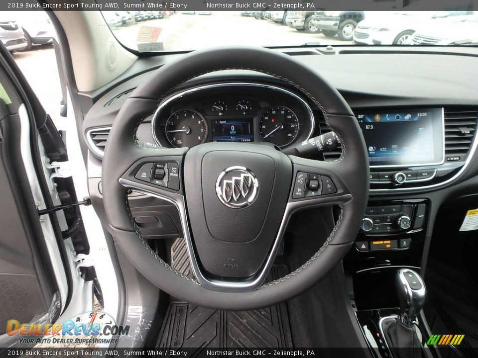 2019 Buick Encore Sport Touring AWD Summit White / Ebony Photo #17