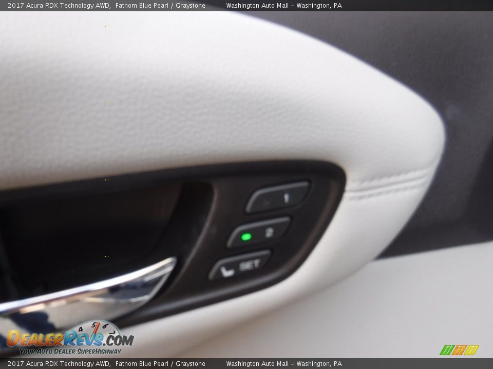 2017 Acura RDX Technology AWD Fathom Blue Pearl / Graystone Photo #15