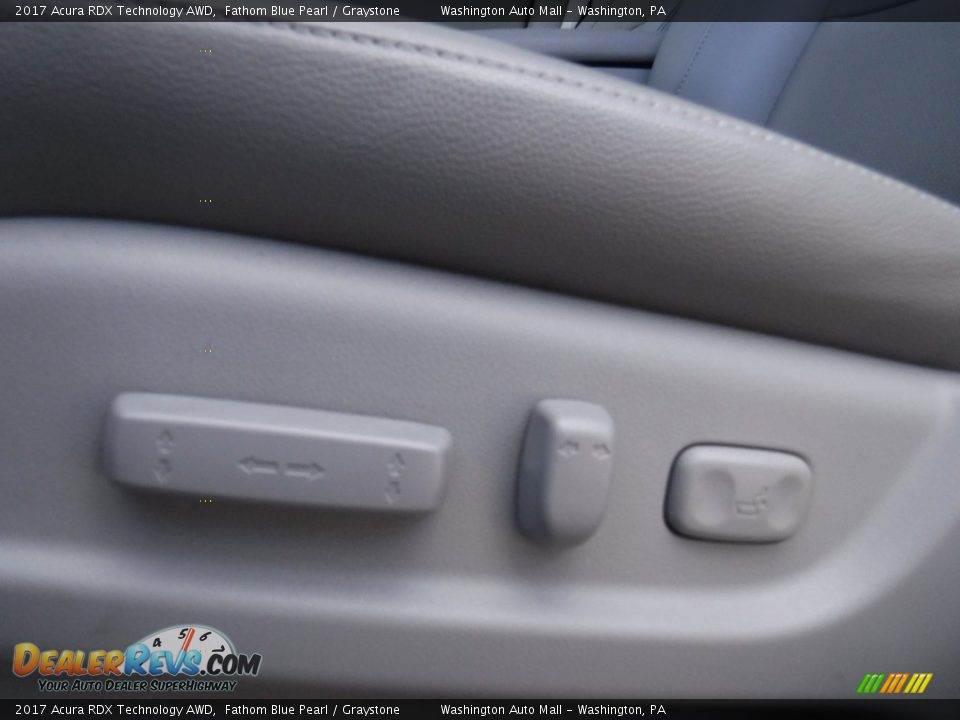 2017 Acura RDX Technology AWD Fathom Blue Pearl / Graystone Photo #17