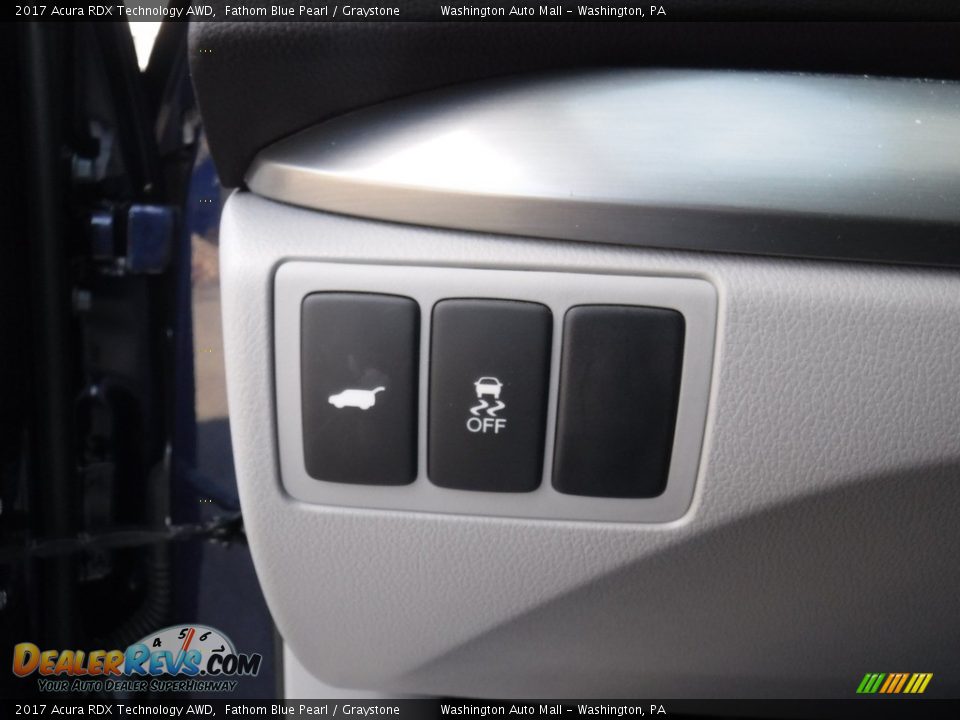 2017 Acura RDX Technology AWD Fathom Blue Pearl / Graystone Photo #18