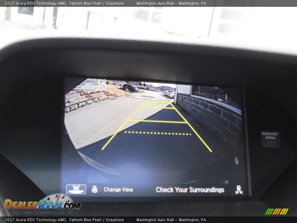 2017 Acura RDX Technology AWD Fathom Blue Pearl / Graystone Photo #22