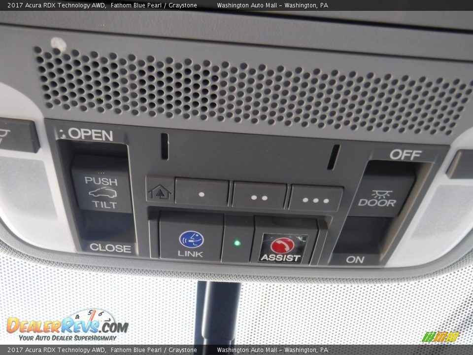 2017 Acura RDX Technology AWD Fathom Blue Pearl / Graystone Photo #23