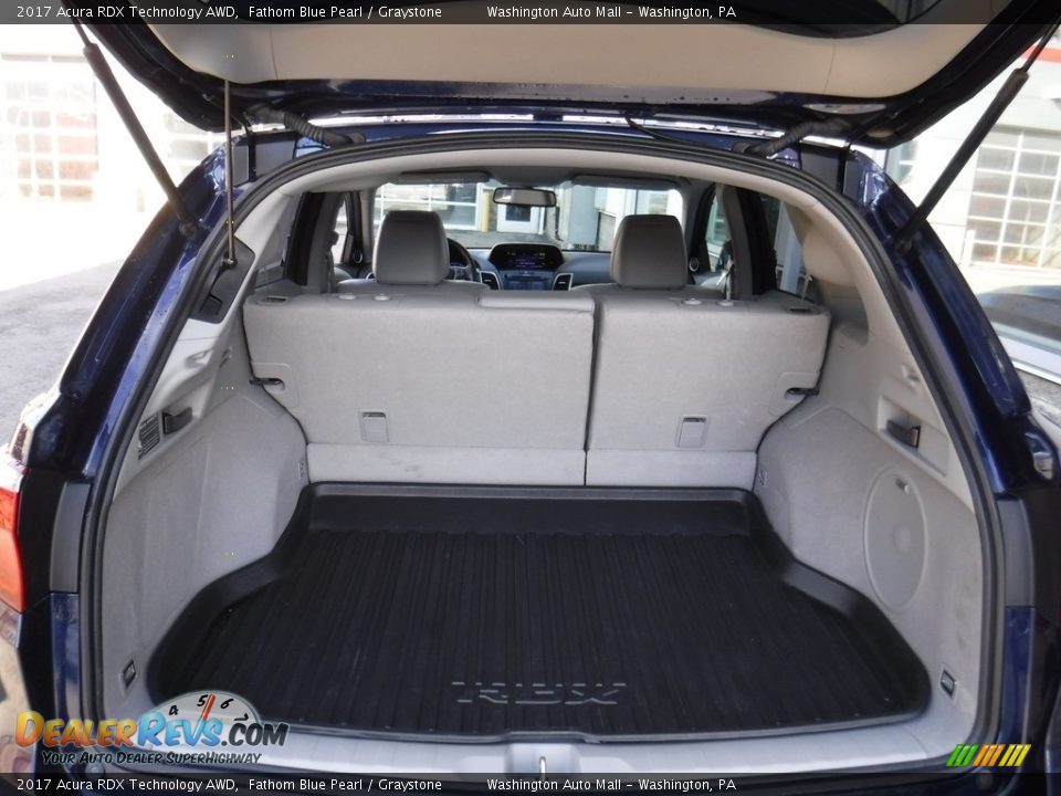 2017 Acura RDX Technology AWD Fathom Blue Pearl / Graystone Photo #27