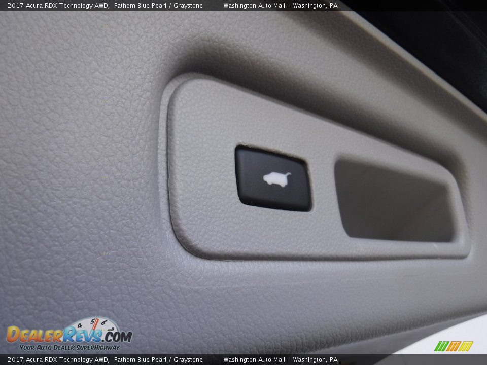 2017 Acura RDX Technology AWD Fathom Blue Pearl / Graystone Photo #28