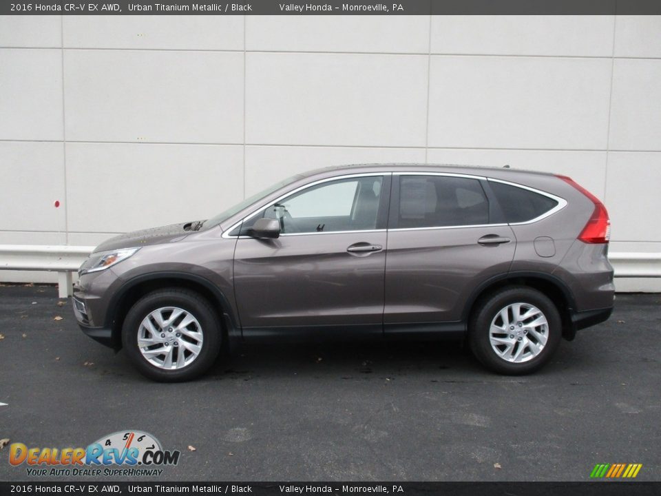 2016 Honda CR-V EX AWD Urban Titanium Metallic / Black Photo #2