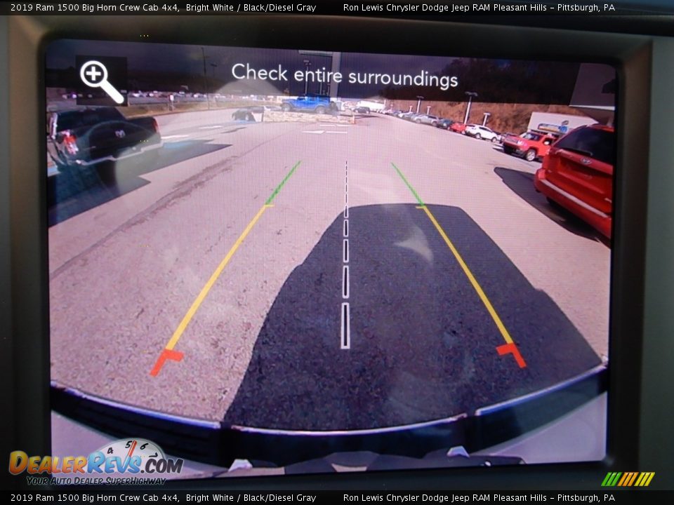 2019 Ram 1500 Big Horn Crew Cab 4x4 Bright White / Black/Diesel Gray Photo #19