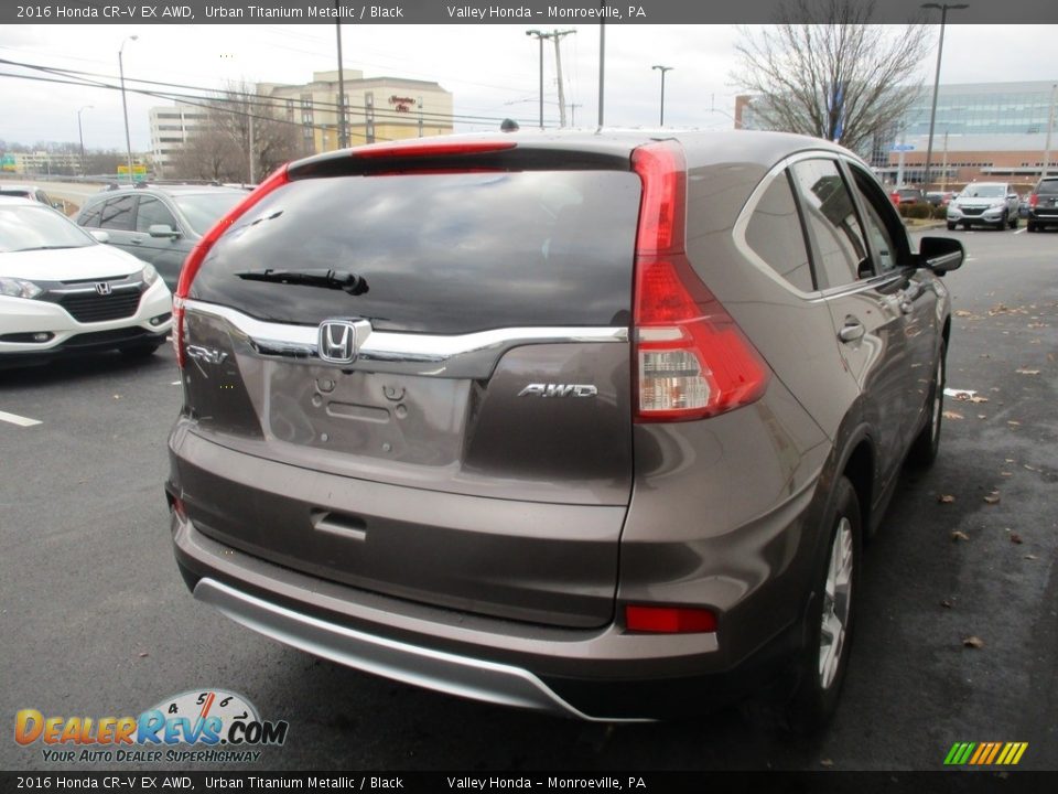 2016 Honda CR-V EX AWD Urban Titanium Metallic / Black Photo #5